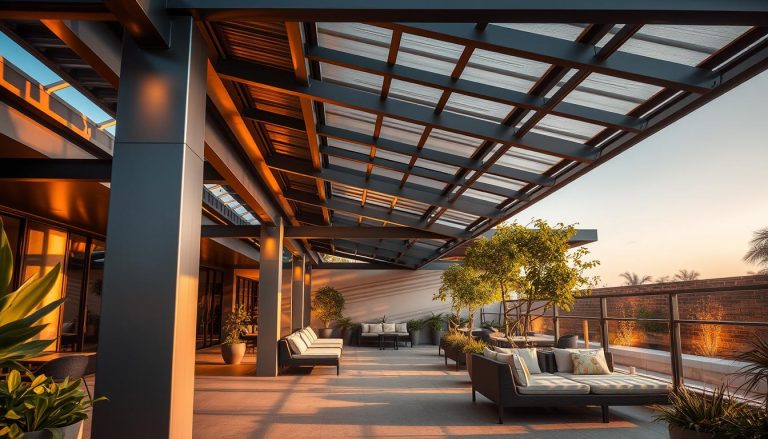 Cobertura metálica: conforto, beleza e durabilidade para diferentes espaços